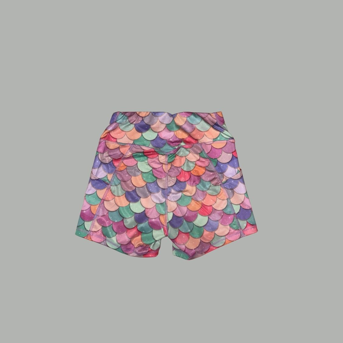 Women's High Waisted Shorts - Mermaid Pink