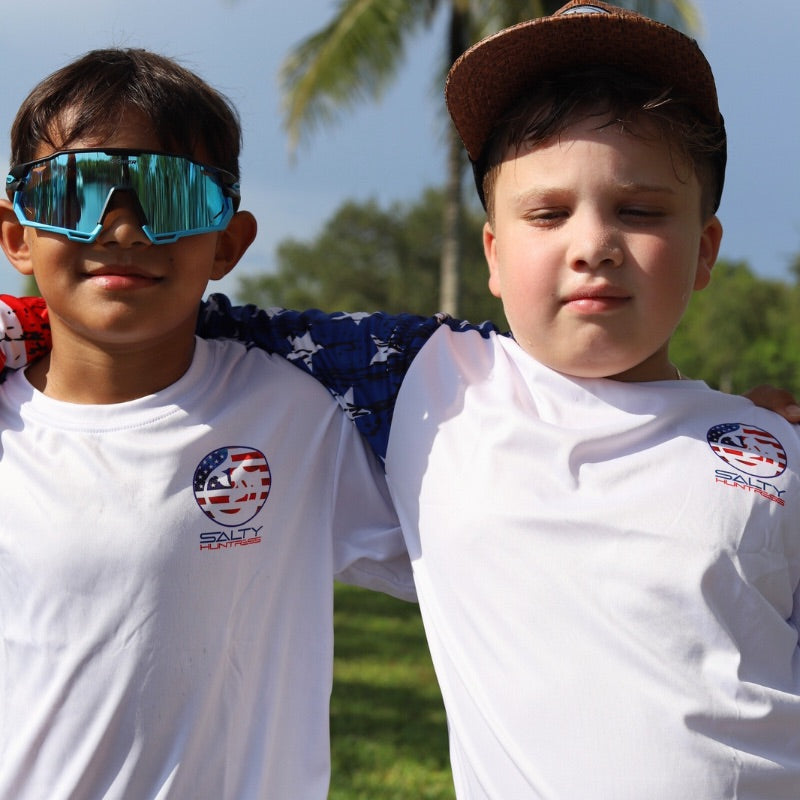 Kid's Sun Shirt - Freedom Flag