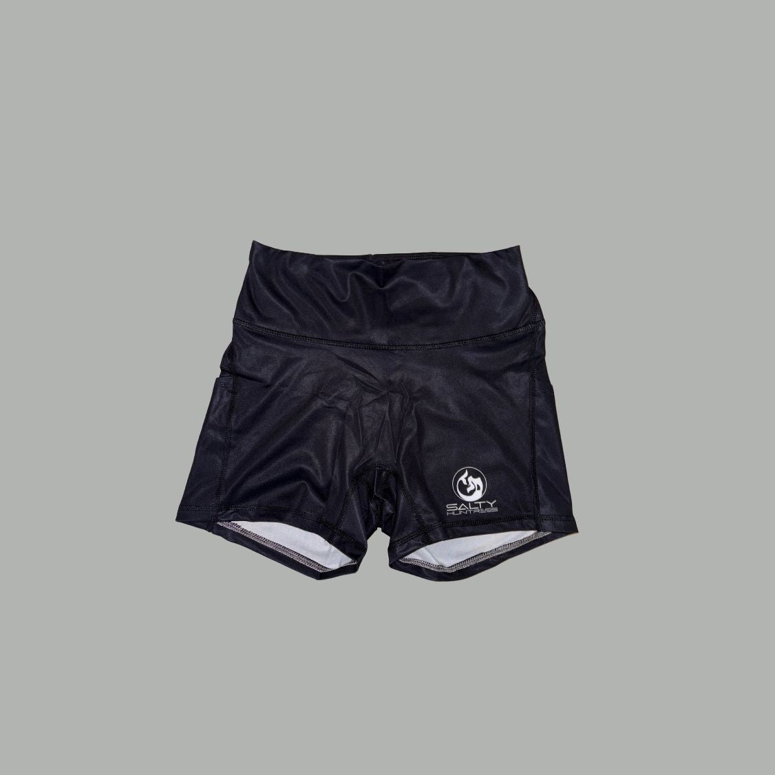 Women's High Waisted Shorts - Black