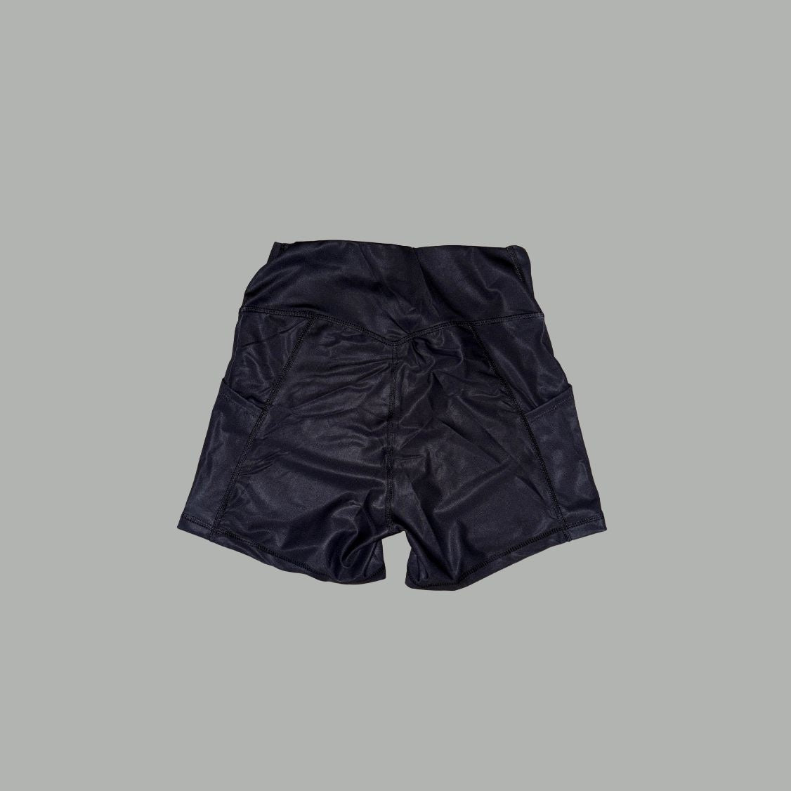 Women's High Waisted Shorts - Black