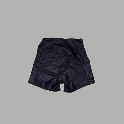 Women's High Waisted Shorts - Black