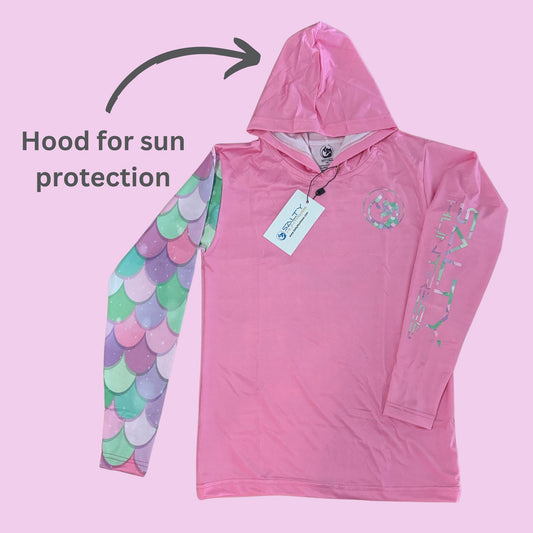 Mermaid - Youth Sun Protection Shirt - UPF 50, Quick-Dry Fabric