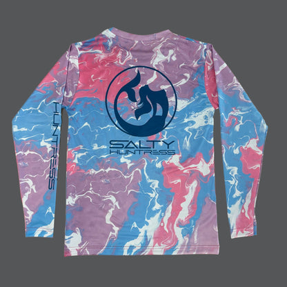 Tie Dye - Youth Sun Protection Shirt - UPF 50, Quick-Dry Fabric