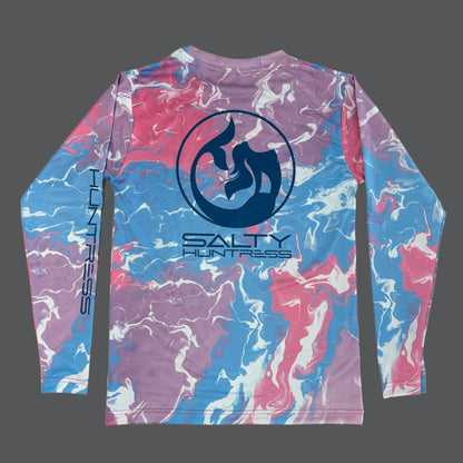 Tie Dye - Youth Sun Protection Shirt - UPF 50, Quick-Dry Fabric