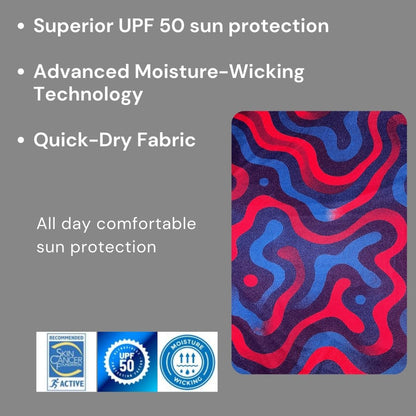 Men's/Unisex Sun Shirt - Psychedelic