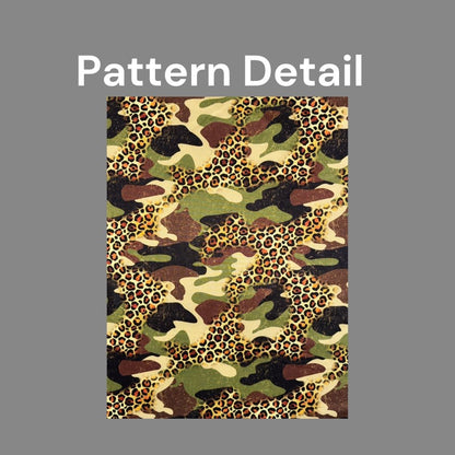 Women's Sun Shirt - Cheetah Camo Green with with Hood/Thumbholes