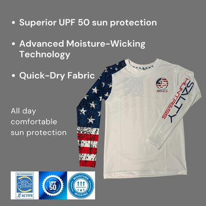 Freedom - Youth Sun Protection Shirt - UPF 50, Quick-Dry Fabric