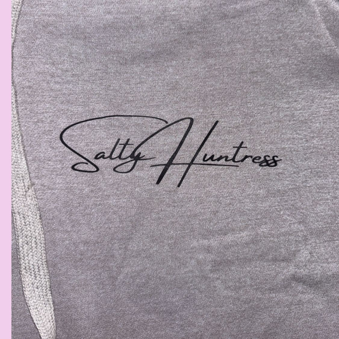 Women's Cropped Fleece Hoodie - Grey Skies