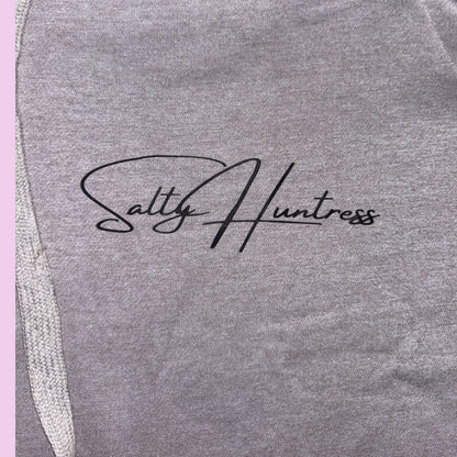 Women's Cropped Fleece Hoodie - Grey Skies