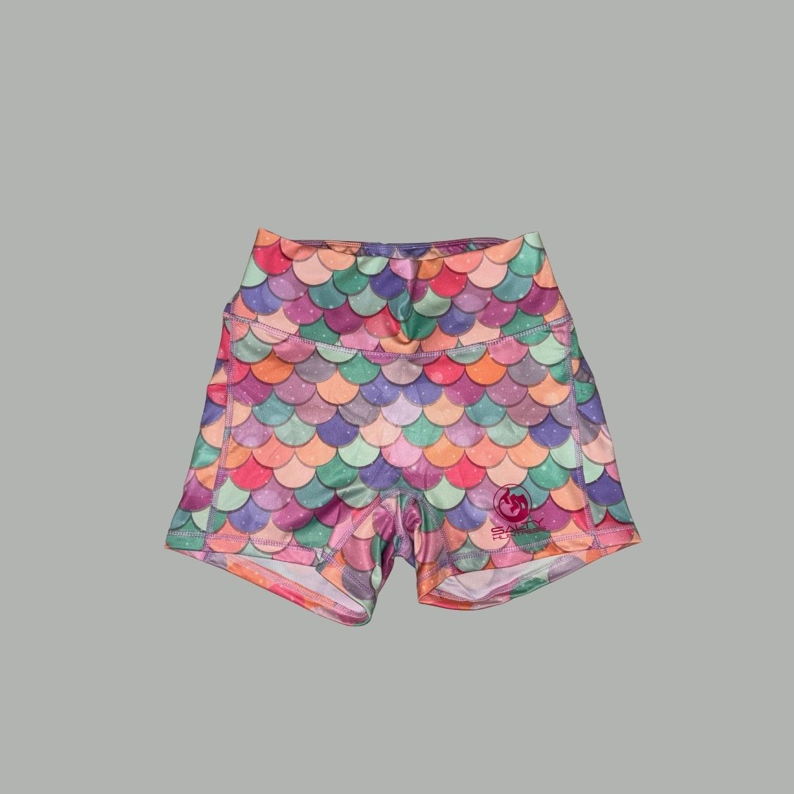 Women's High Waisted Shorts - Mermaid Pink