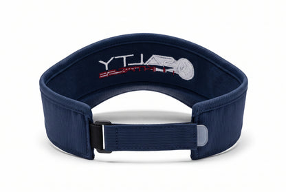 Visor - Embroidered - Red, White & Blue