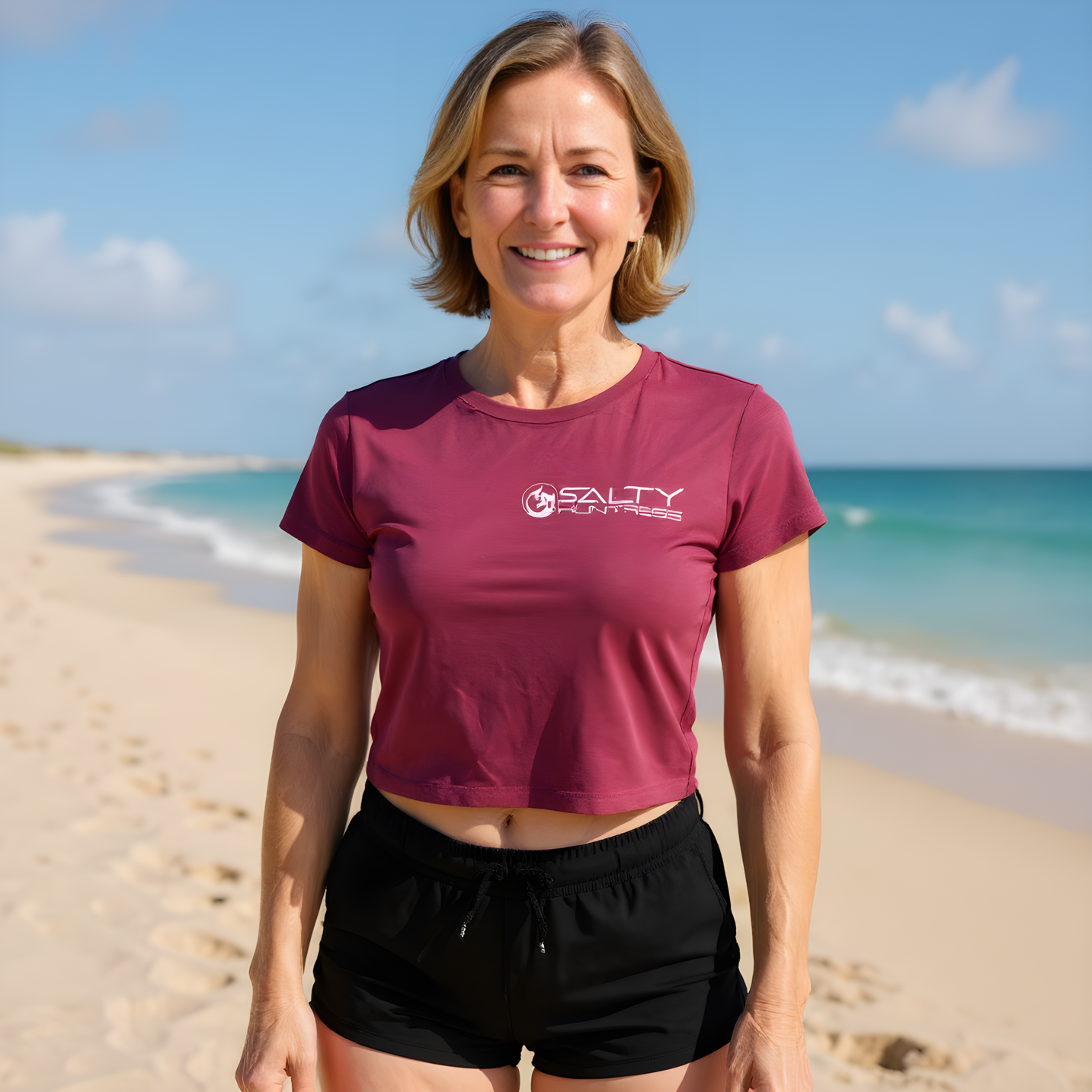 Women's Crop Tee - Chase Your Adventure - Multiple Colors