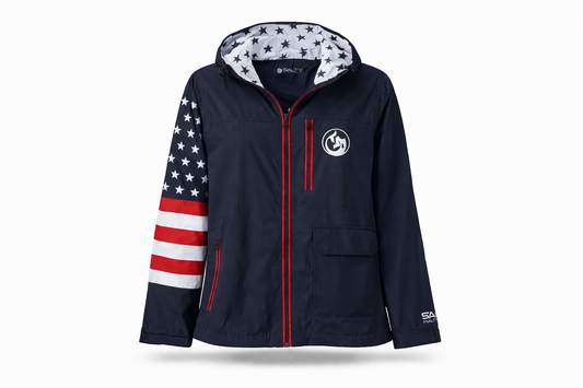 Unisex Watertight Rain Jacket - Patriotic