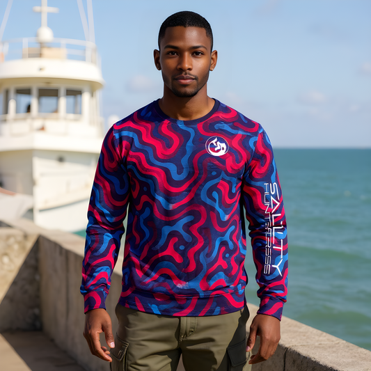 Men's/Unisex Sun Shirt - Psychedelic