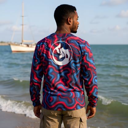 Men's/Unisex Sun Shirt - Psychedelic