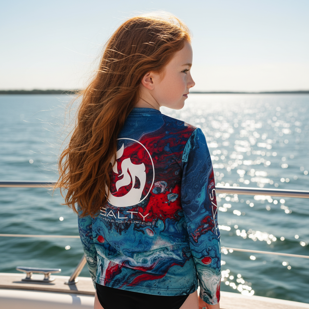 Kids Sun Shirt - Seafoam
