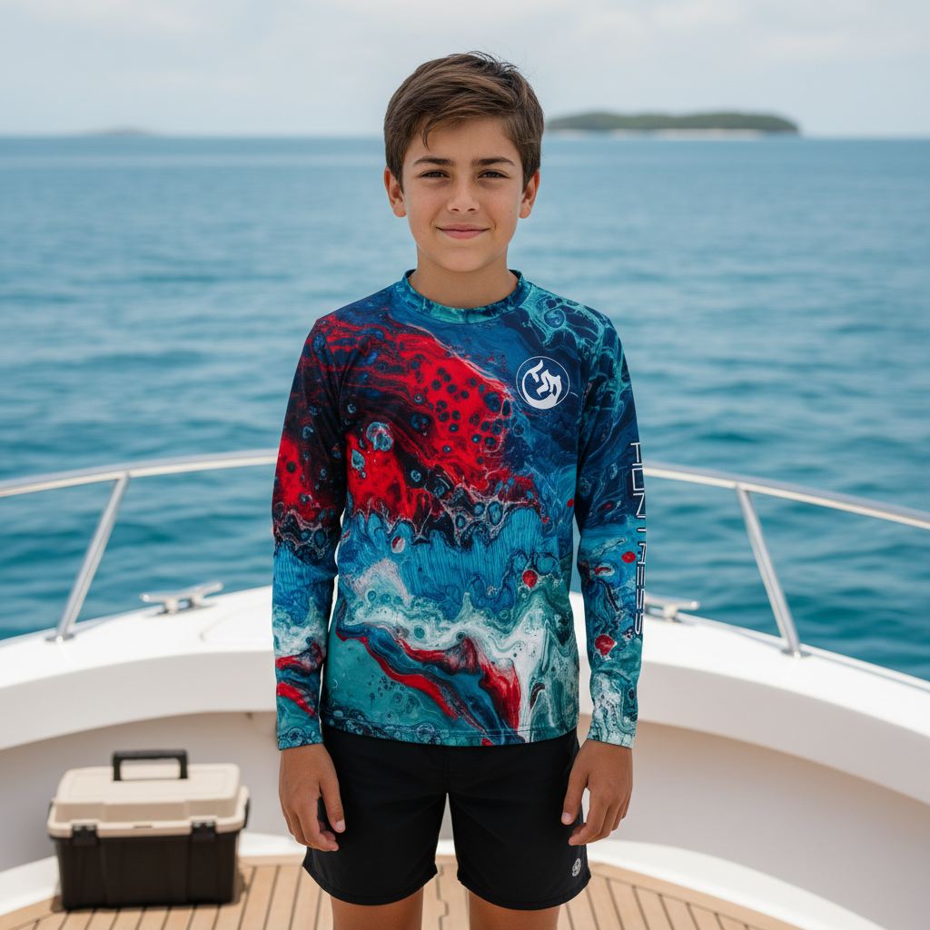 Kids Sun Shirt - Seafoam