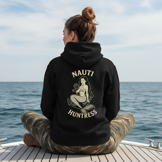 Nauti Huntress - Dark Colors Unisex Hoodie - (Medium Weight)