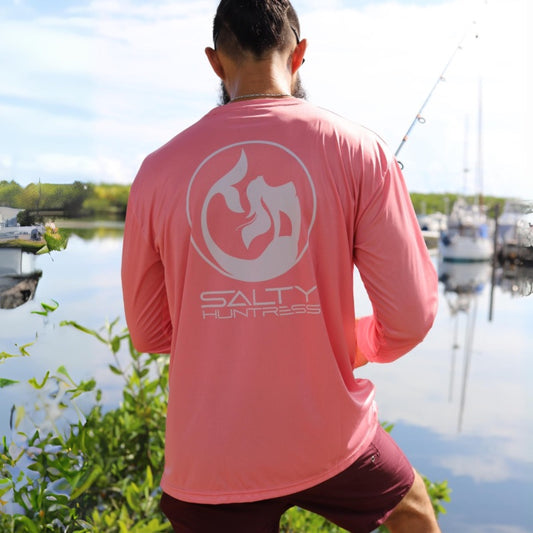 Men's/Unisex Sun Shirt - Salmon