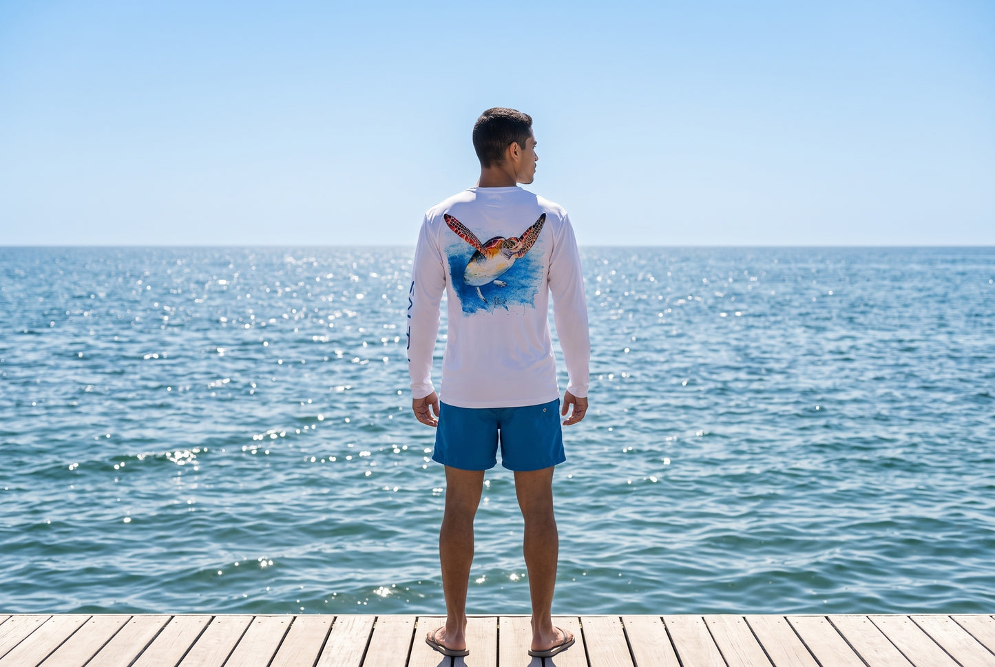 Unisex | Sea Turtle Performance Shirt | Local Artist Series
