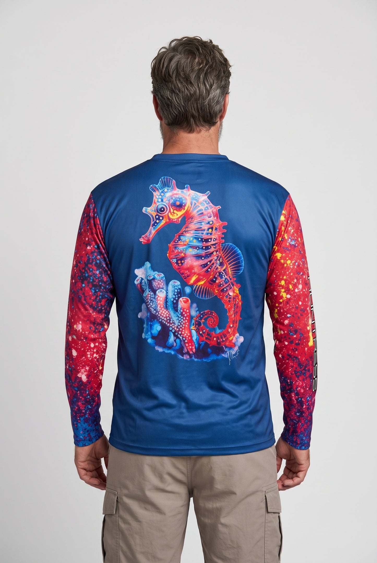 Unisex | Sea Horse Performance Shirt | Local Artist Series