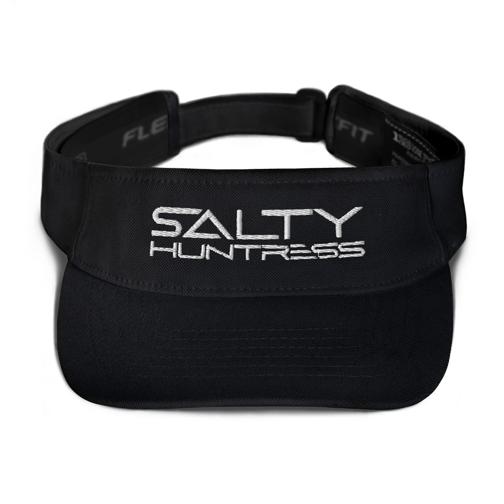 Salty Huntress Visor - White Text