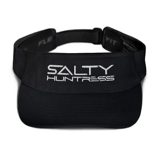 Salty Huntress Visor - White Text