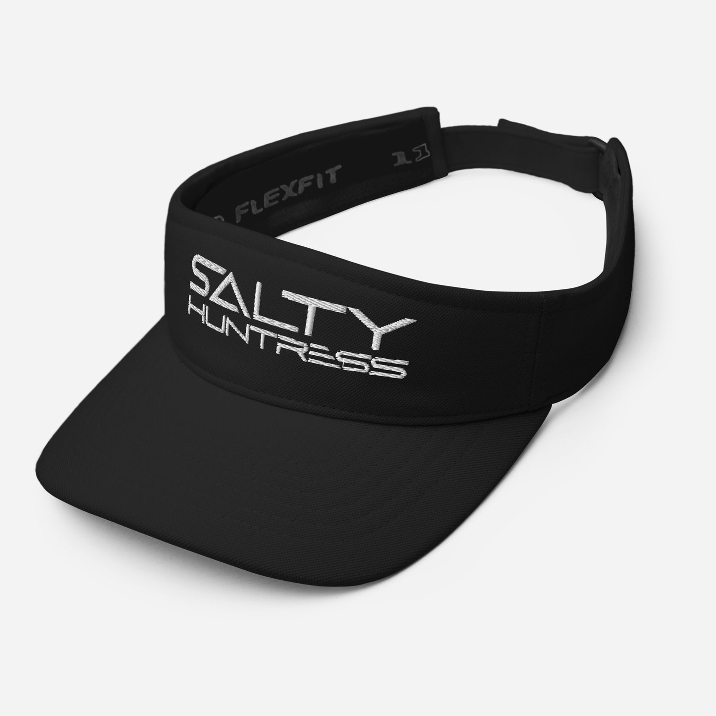 Salty Huntress Visor - White Text