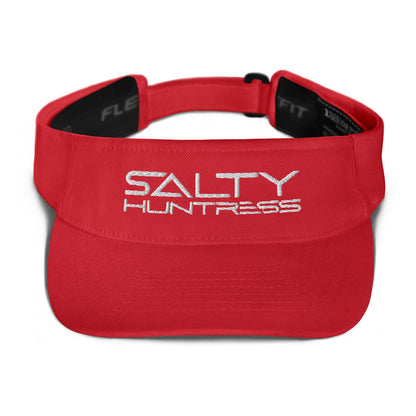 Salty Huntress Visor - White Text