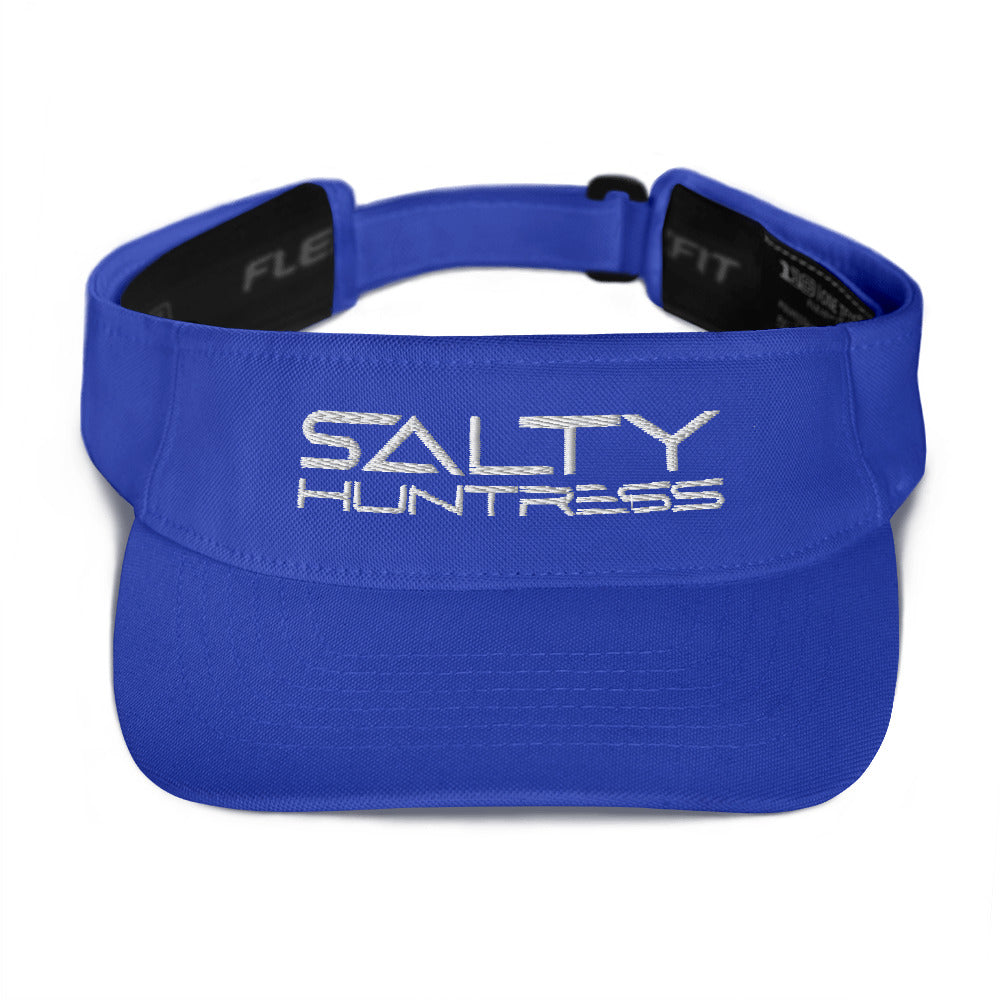 Salty Huntress Visor - White Text